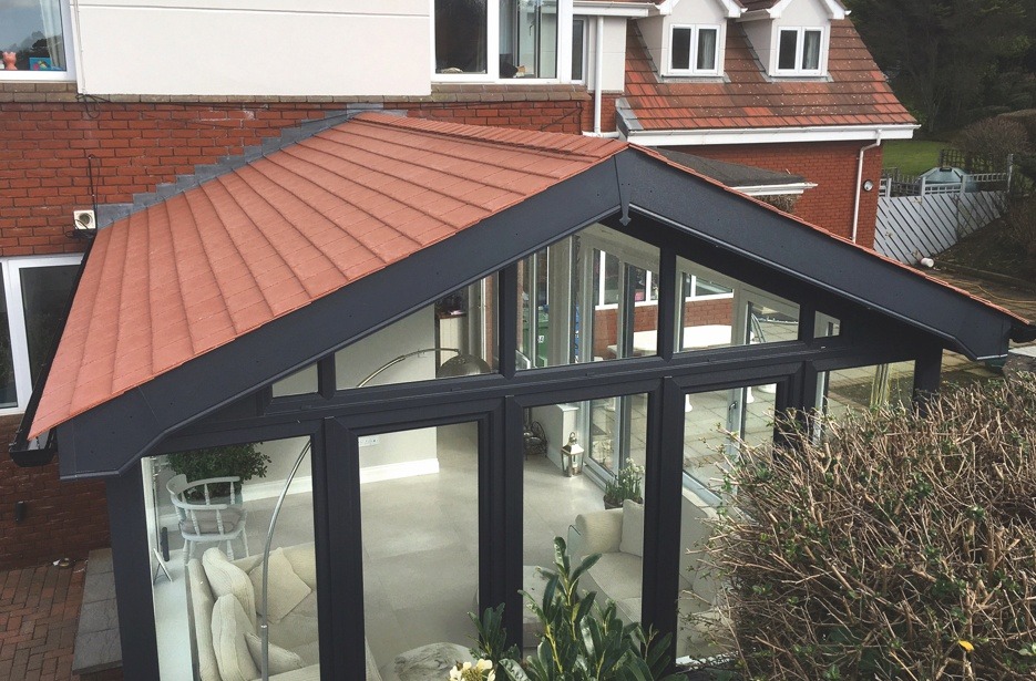 tiled conservatory roof